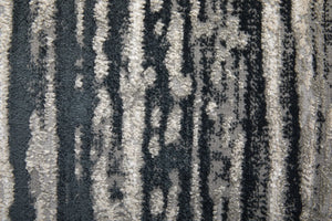 Micah 69439LRF Black/Silver Rug