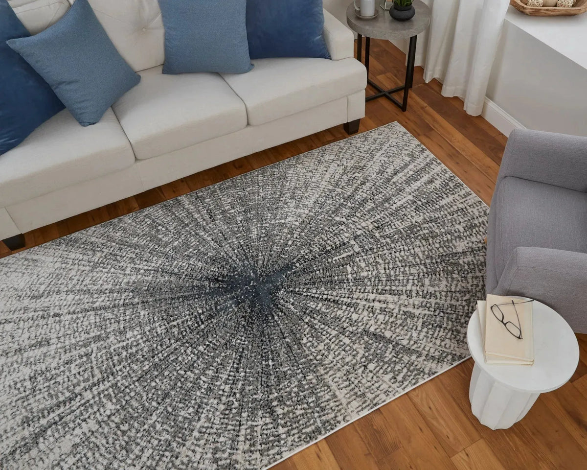 Micah 69439LTF Ivory/Grey Rug