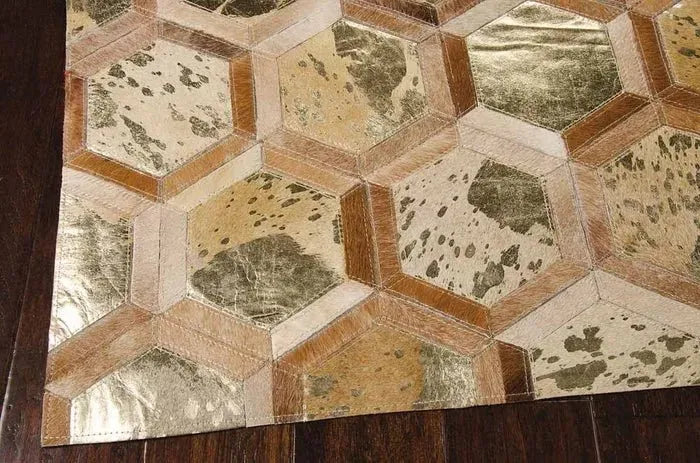 Michael Amini MA01 City Chic MA100 Amber Gold Rug