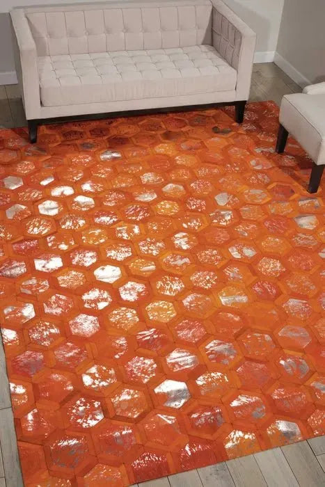 Michael Amini MA01 City Chic MA100 Tangerine Rug
