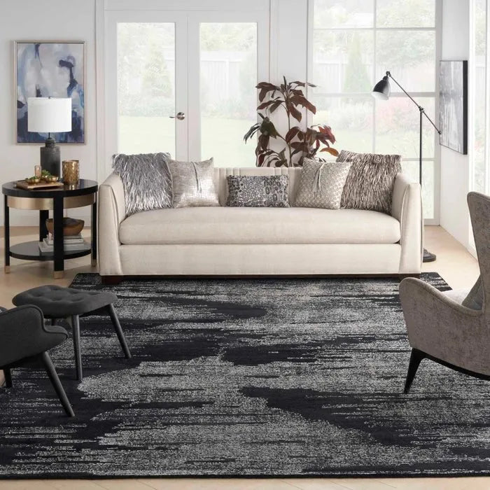 Michael Amini MA30 Star SMR02 Black/Ivory Rug