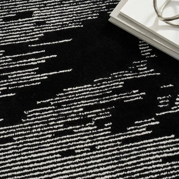 Michael Amini MA30 Star SMR02 Black/Ivory Rug