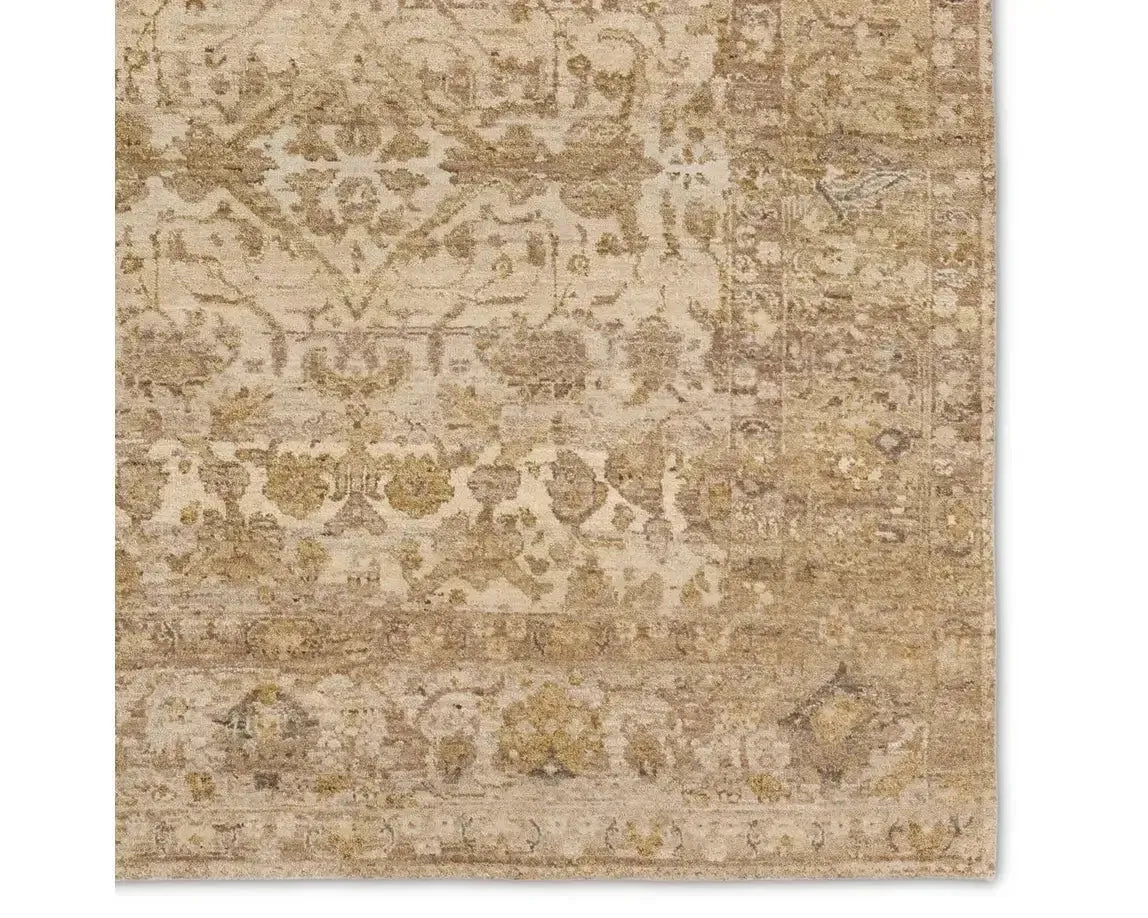 Mihret MIH01 Tan/Cream Rug