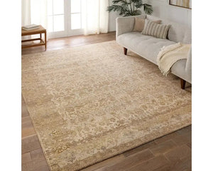 Mihret MIH01 Tan/Cream Rug