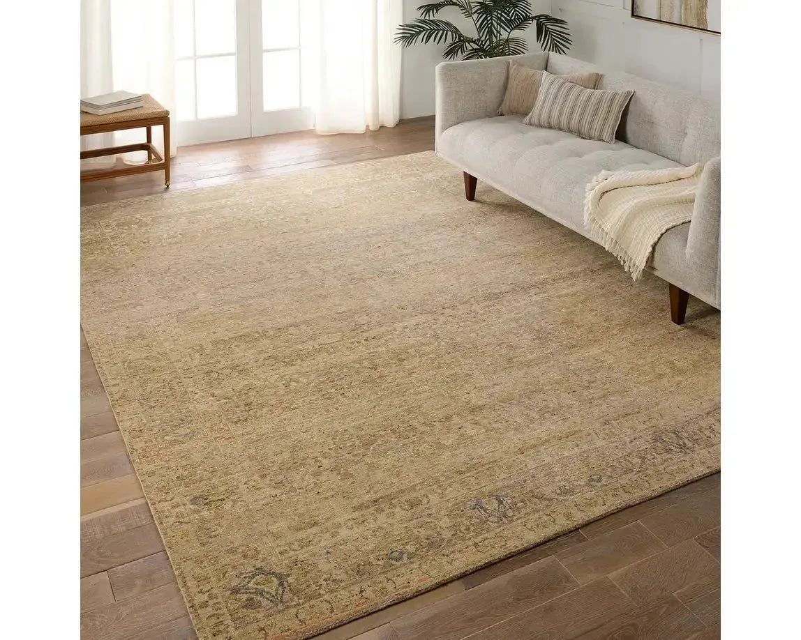 Mihret MIH04 Green/Tan Rug