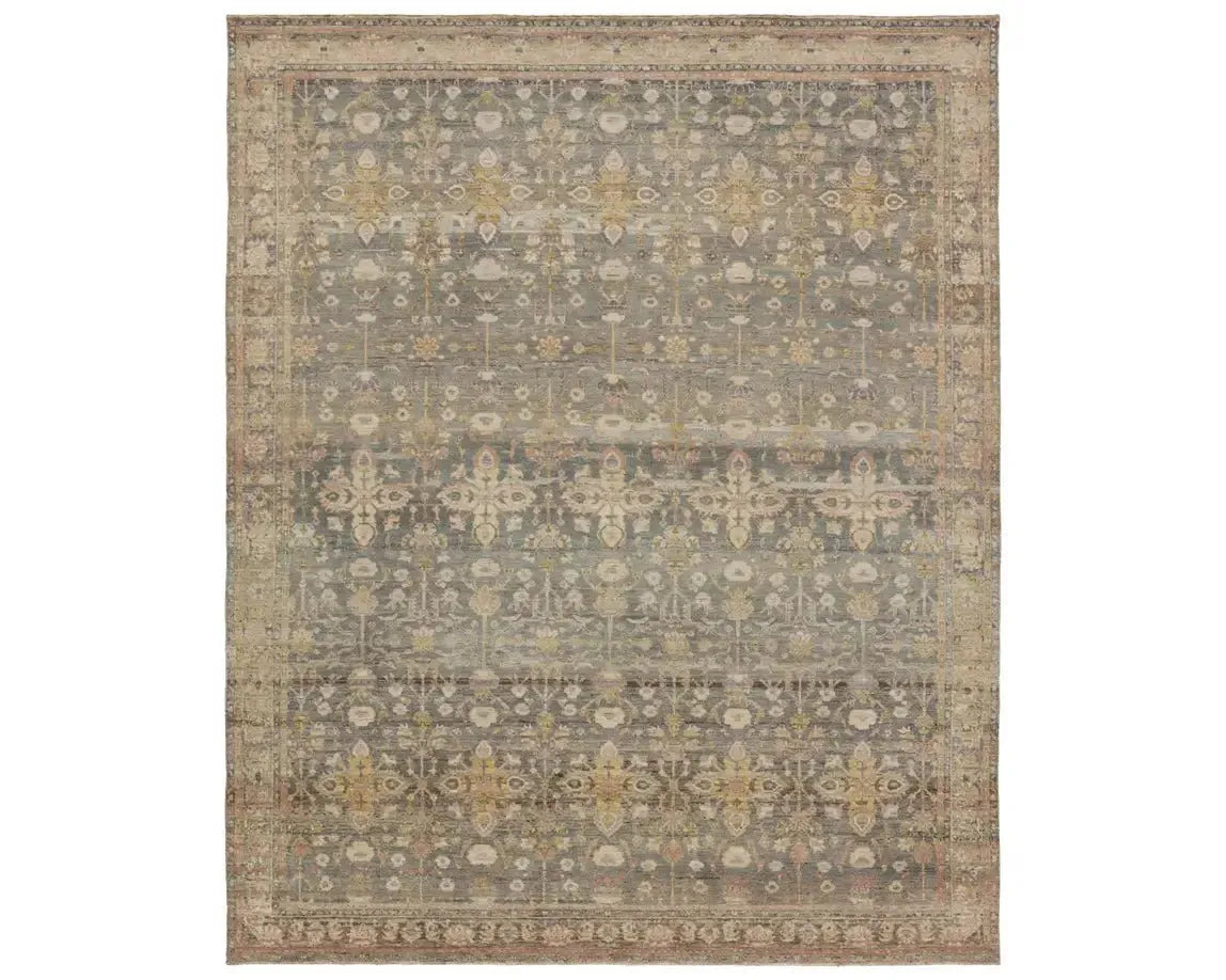 Mihret MIH06 Grey/Yellow Rug