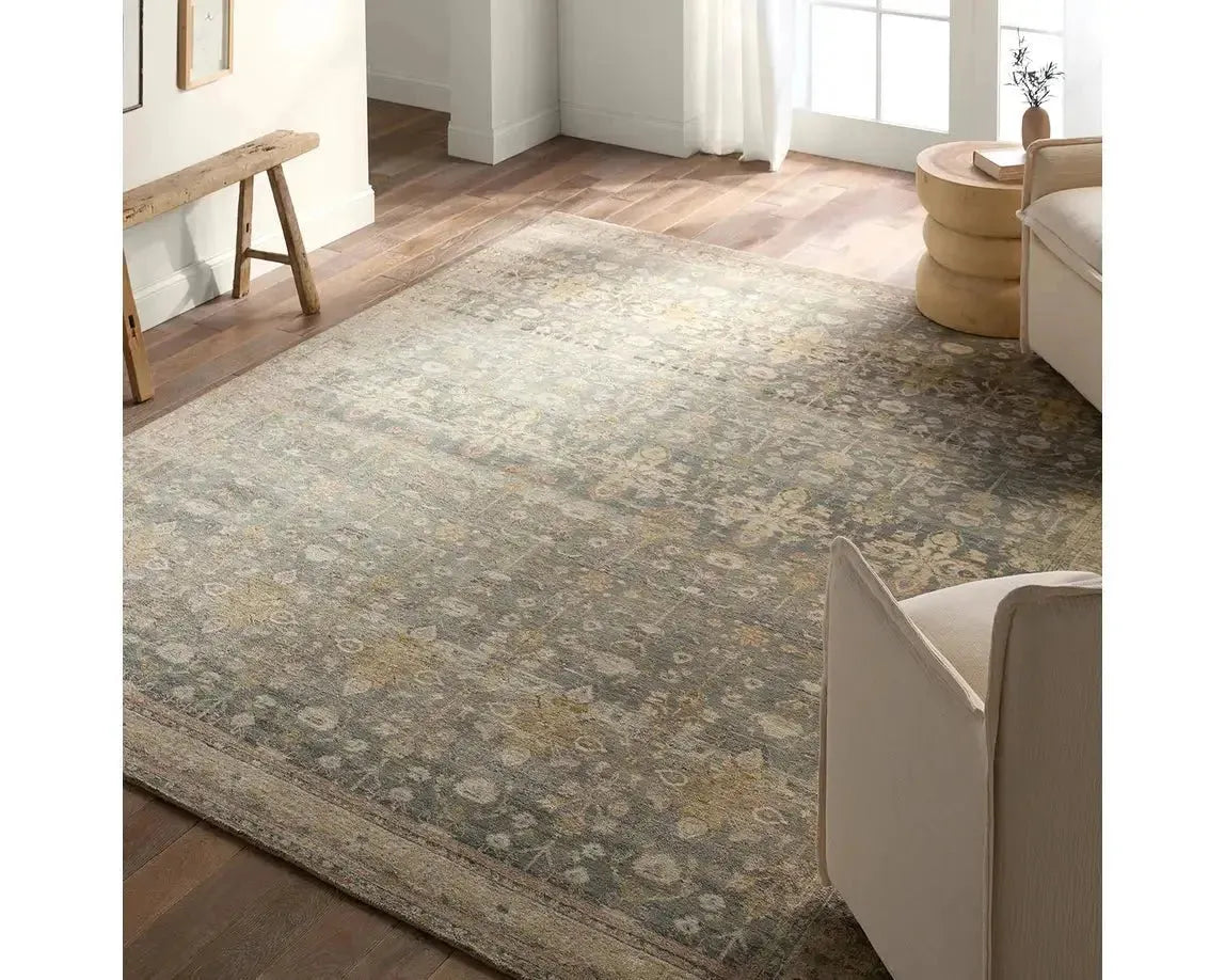 Mihret MIH06 Grey/Yellow Rug