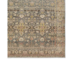 Mihret MIH06 Grey/Yellow Rug