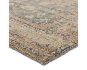 Mihret MIH06 Grey/Yellow Rug