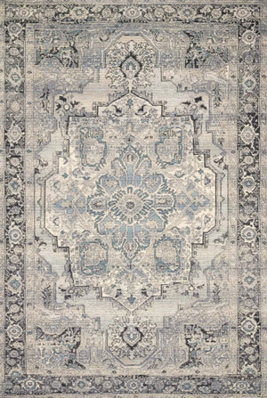 Mika MIK-01 Grey/Blue Rug