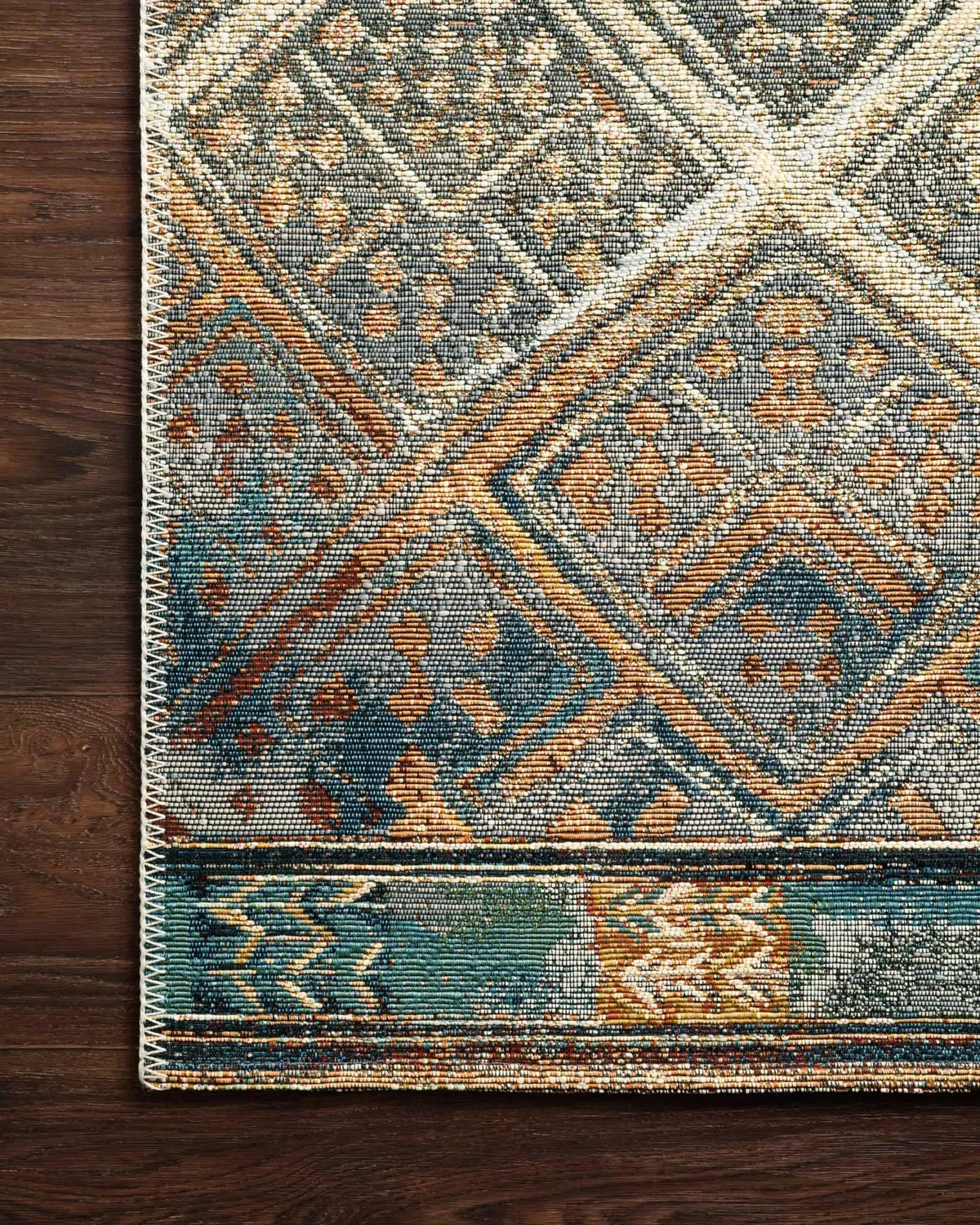 Mika MIK-02 Ivory/Mediterranean Rug