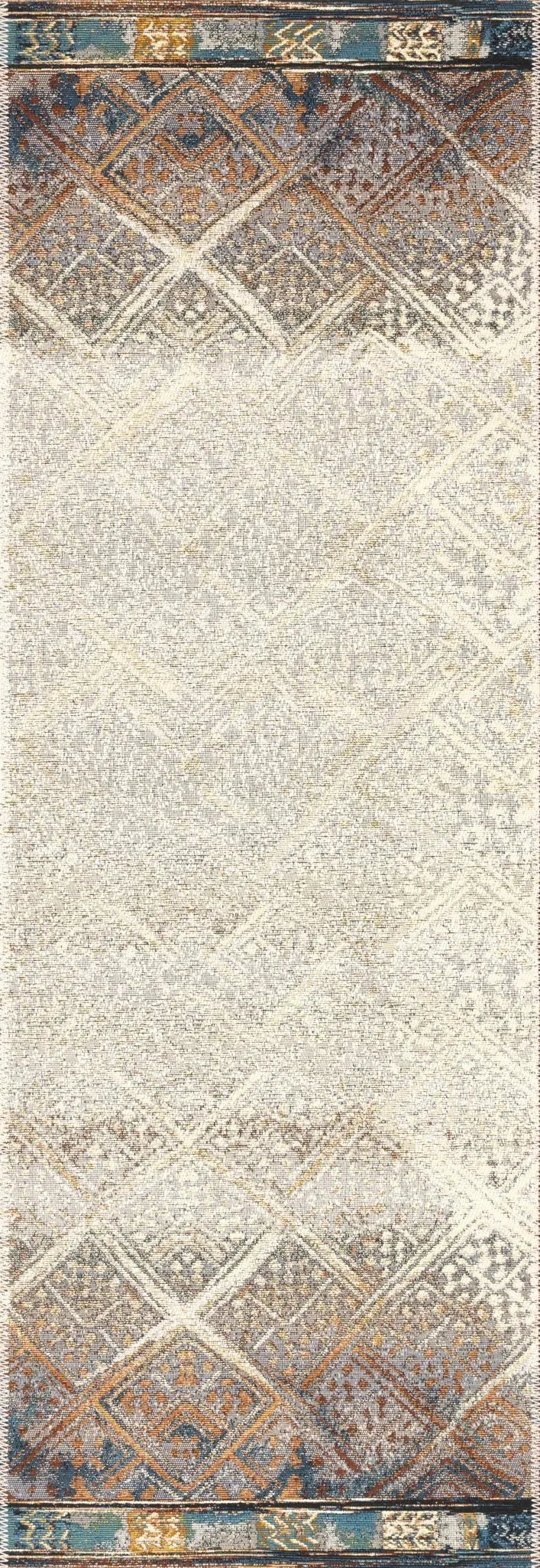 Mika MIK-02 Ivory/Mediterranean Rug
