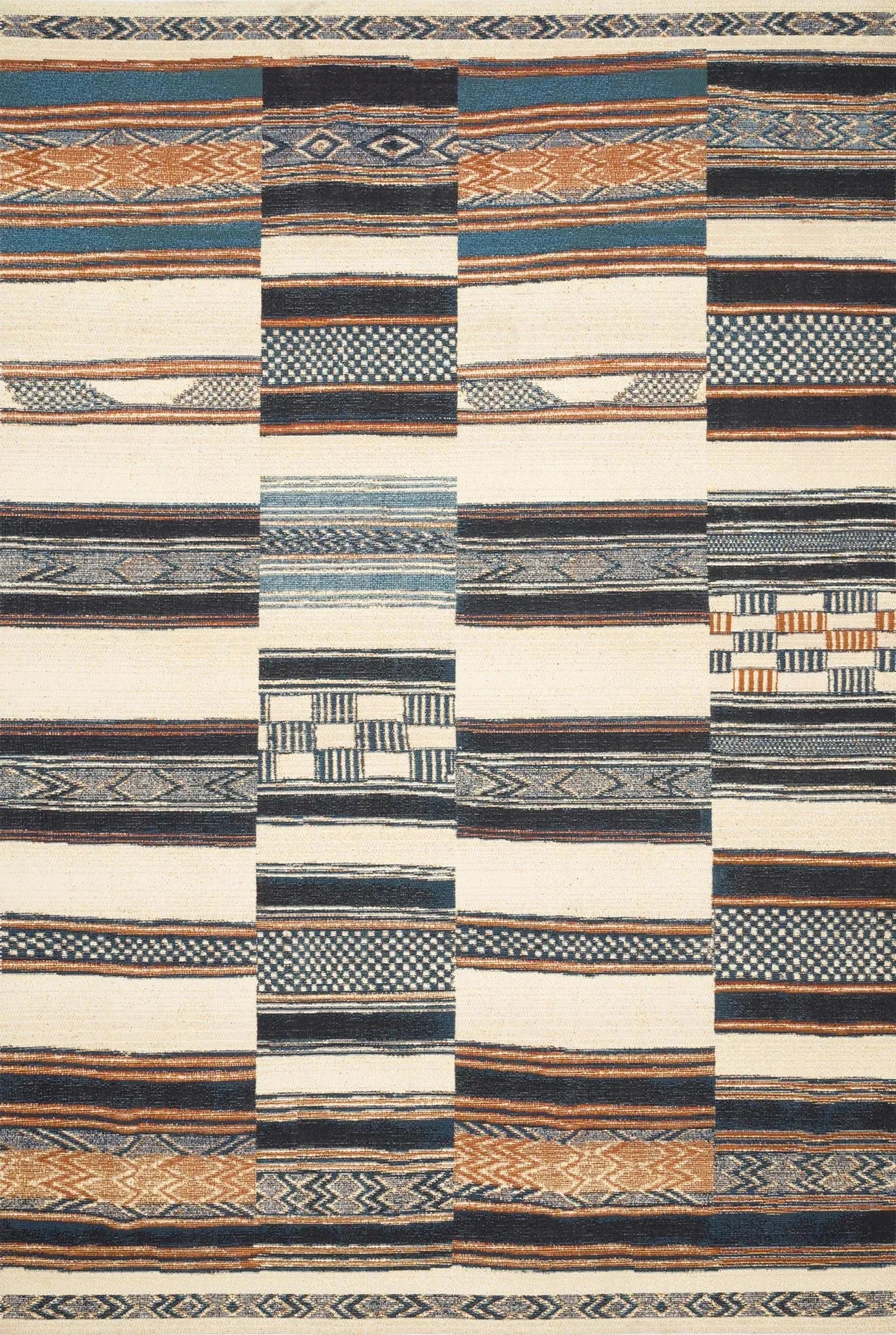 Mika MIK-04 Ivory/Multi Rug