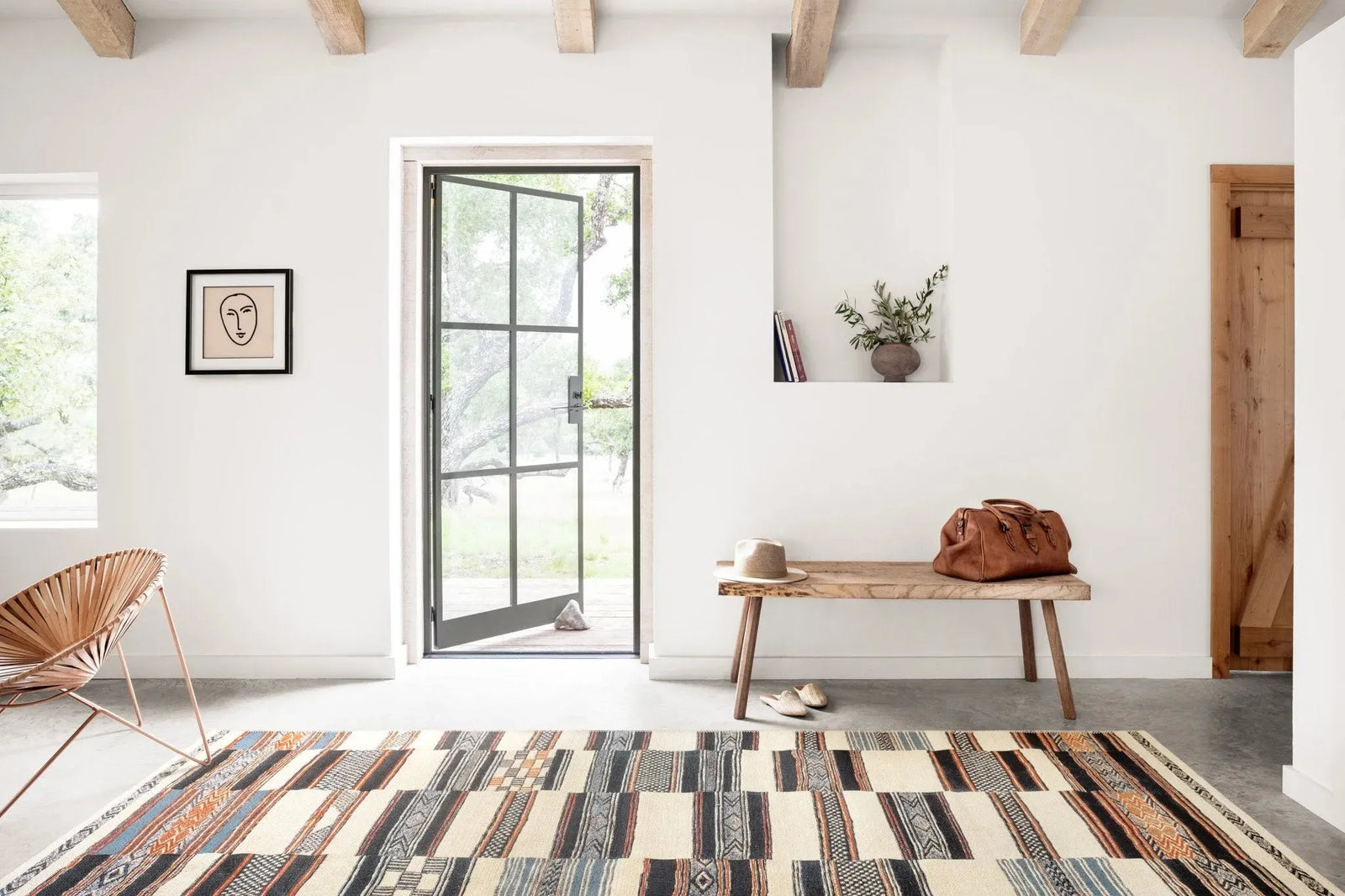 Mika MIK-04 Ivory/Multi Rug