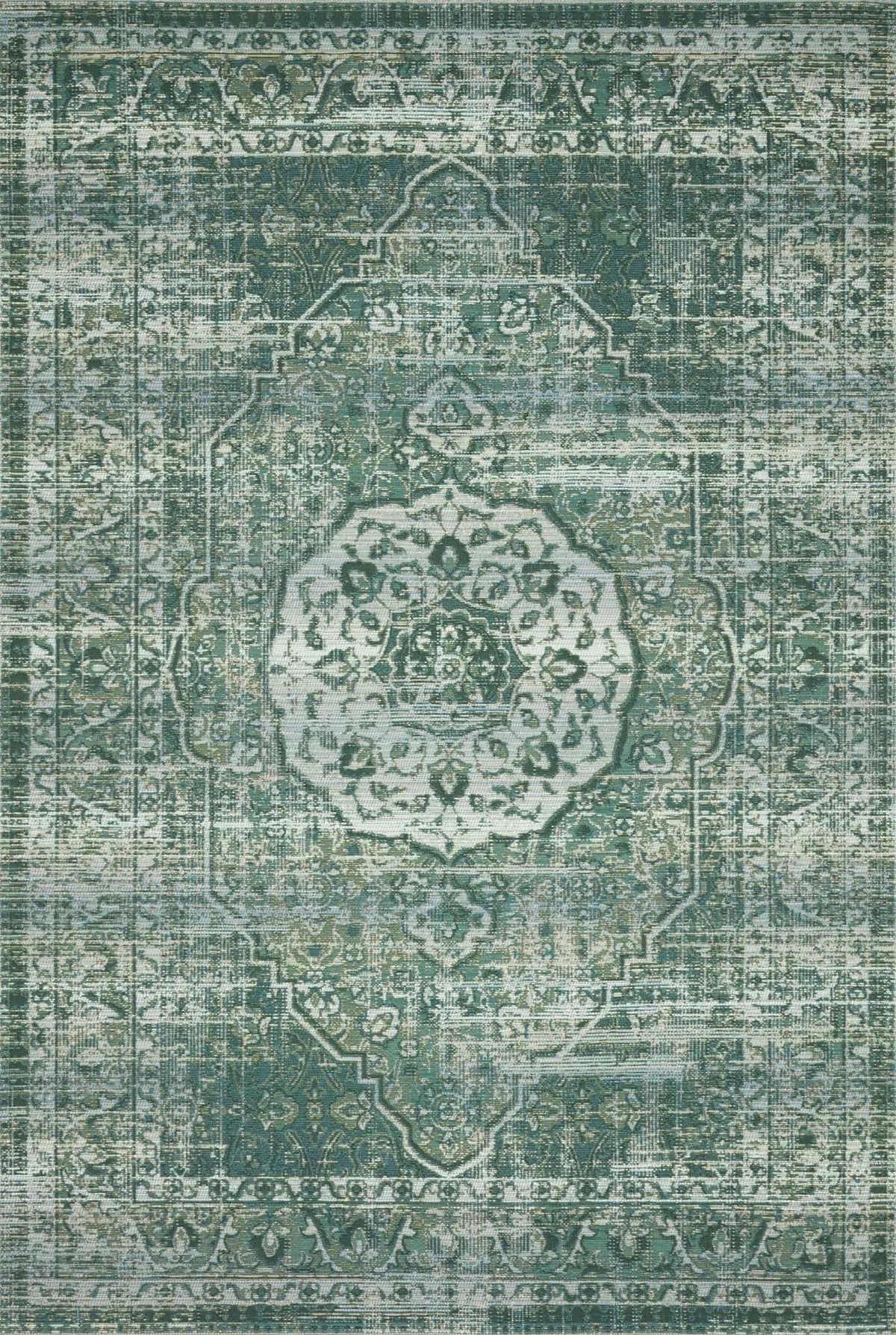 Mika MIK-06 Green/Mist Rug