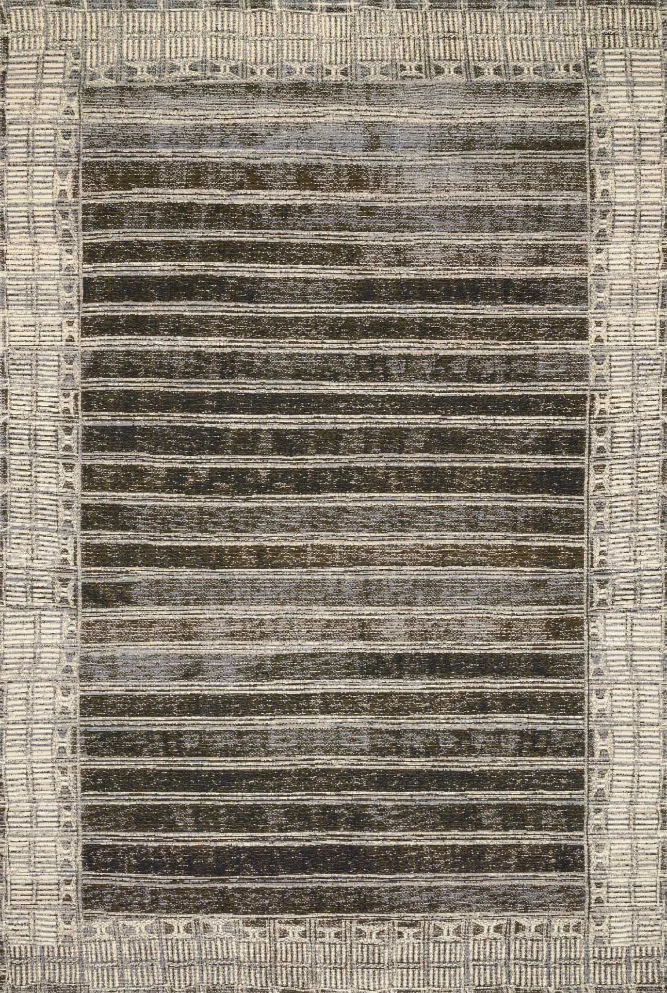 Mika MIK-07 Charcoal/Ivory Rug