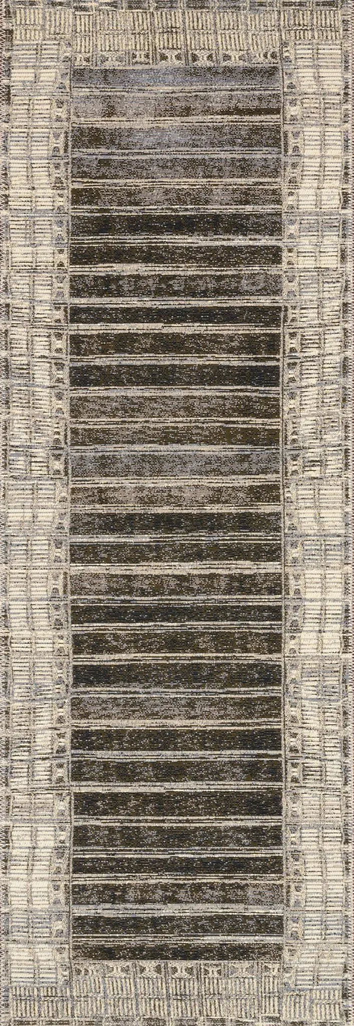 Mika MIK-07 Charcoal/Ivory Rug