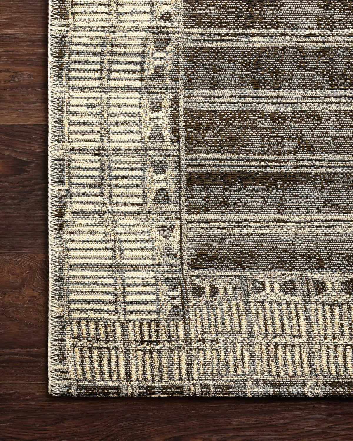Mika MIK-07 Charcoal/Ivory Rug