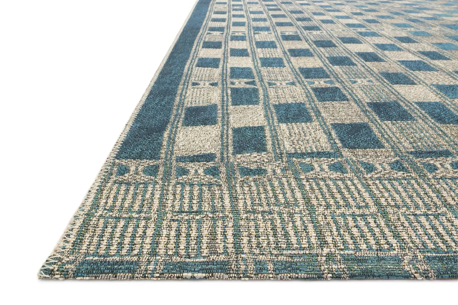Mika MIK-08 Blue/Ivory Rug