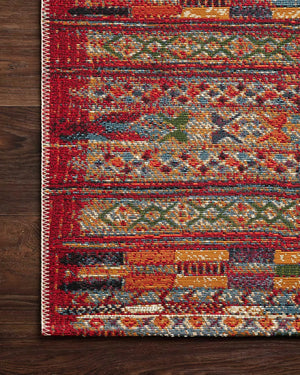 Mika MIK-09 Red/Multi Rug
