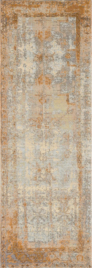 Mika MIK-11 Ant. Ivory/Copper Rug
