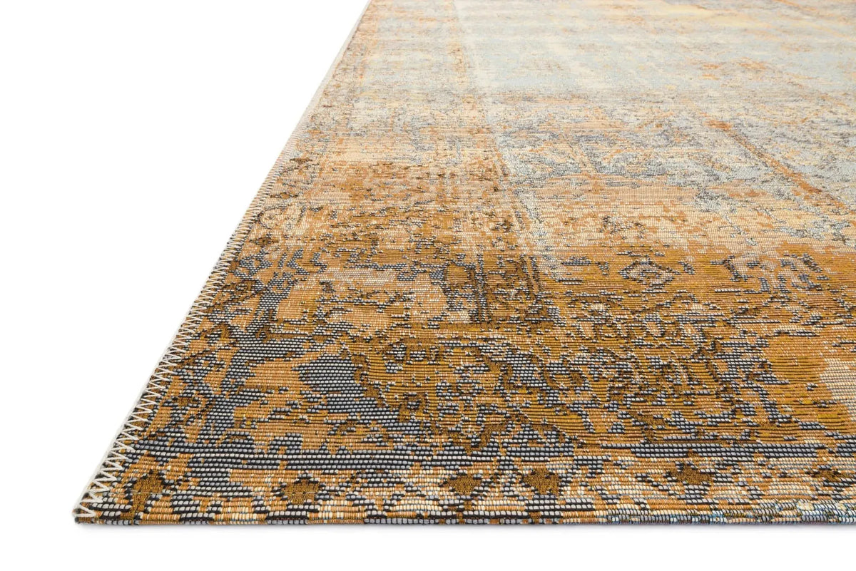 Mika MIK-11 Ant. Ivory/Copper Rug