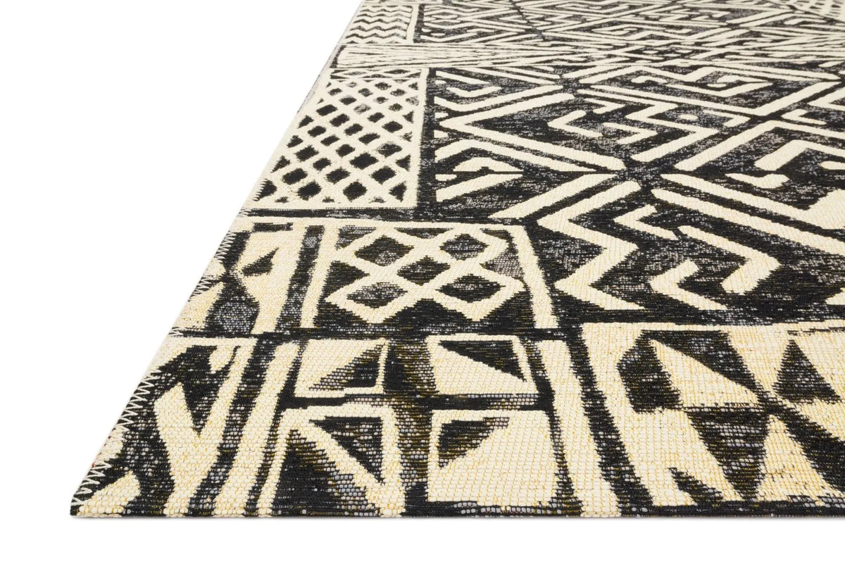 Mika MIK-13 Ivory/Black Rug
