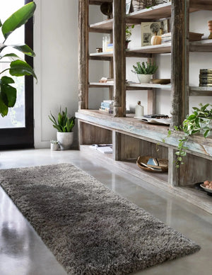 Mila Shag MIL-01 Charcoal Rug