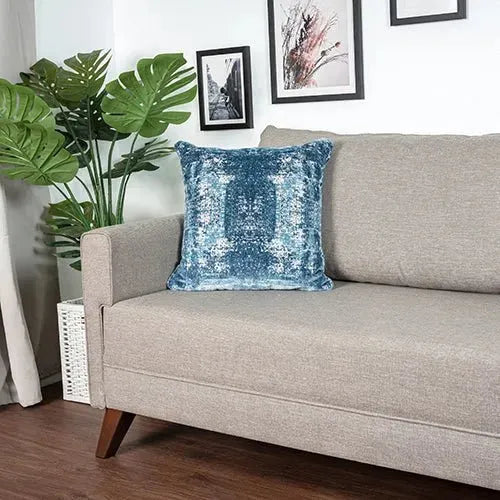 Milano 08410BLO Blue/Ivory Pillow