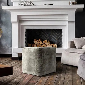 Milano 34105GBG Grey/Beige Pouf