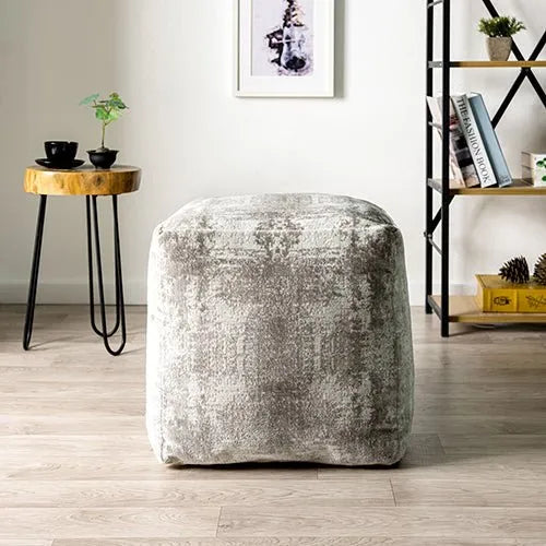 Milano 34105GBG Grey/Beige Pouf