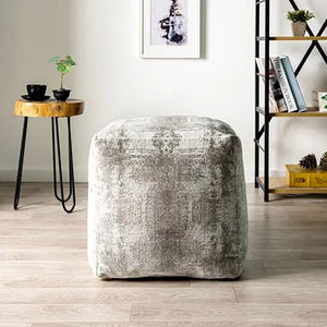 Milano 34105GBG Grey/Beige Pouf