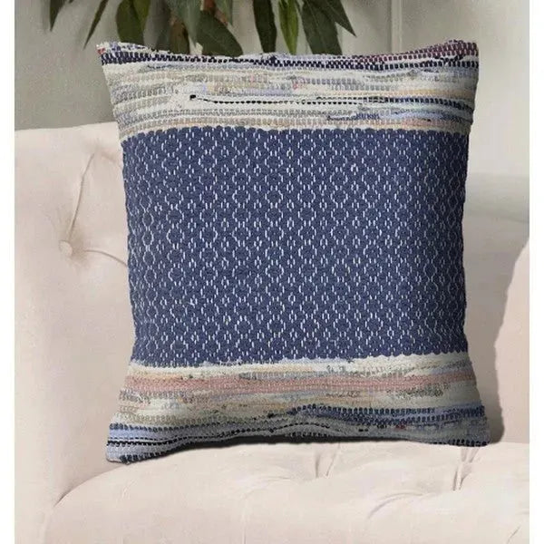 Mindy 07355MBR Multi/Blue Pillow