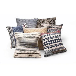 Mindy 07355MBR Multi/Blue Pillow