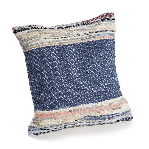 Mindy 07355MBR Multi/Blue Pillow