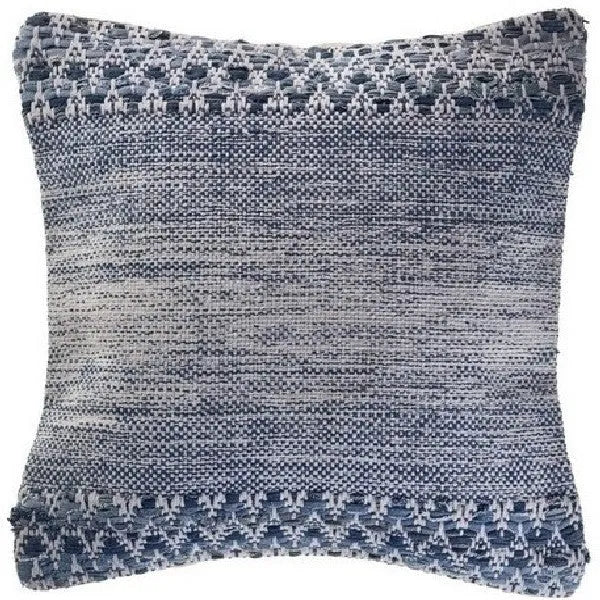 Mindy 07427BLO Blue/Ivory Pillow