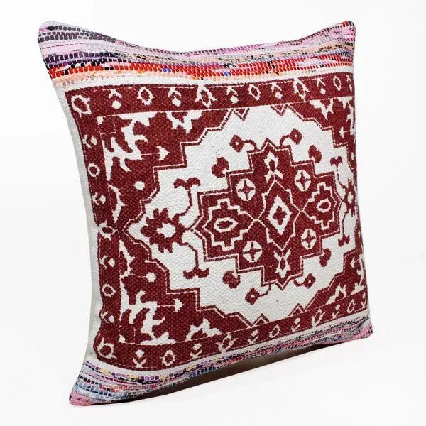 Mindy 07745REI Red/Ivory Pillow
