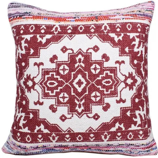 Mindy 07745REI Red/Ivory Pillow