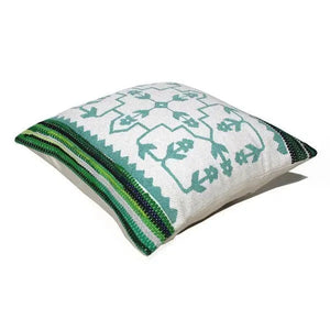 Mindy 07746GRI Green/Ivory Pillow