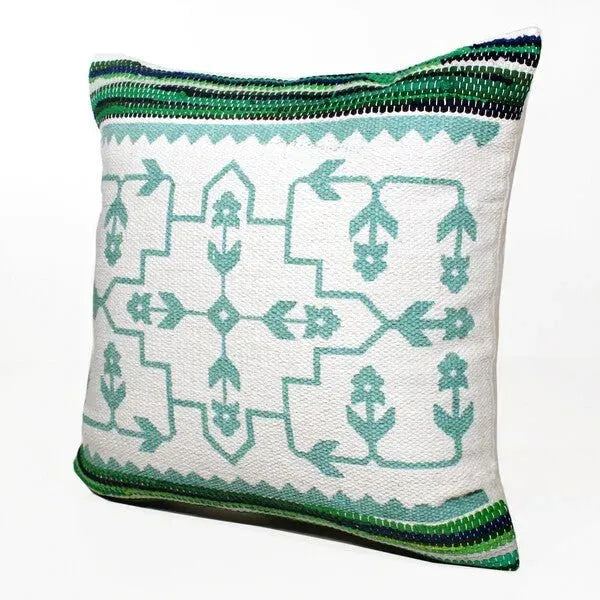 Mindy 07746GRI Green/Ivory Pillow