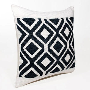 Mindy 07750IVU Ivory Blue Pillow