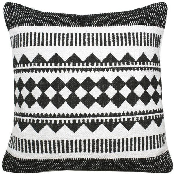 Mindy 07751BLI Black/Ivory Pillow