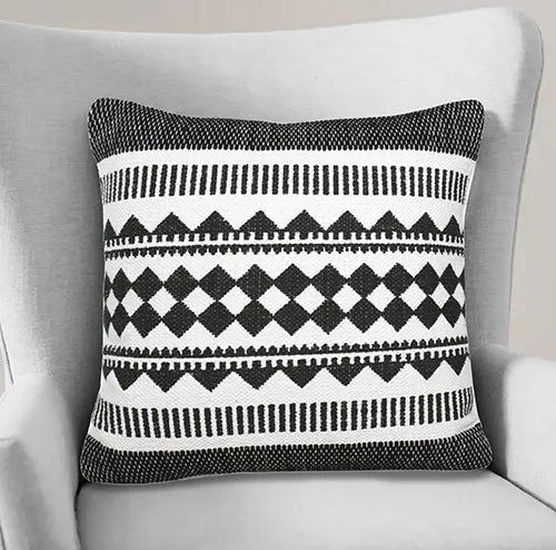 Mindy 07751BLI Black/Ivory Pillow