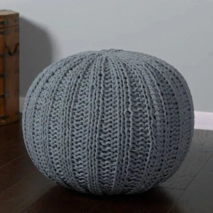 Minimalist Gray LR08124 Pouf