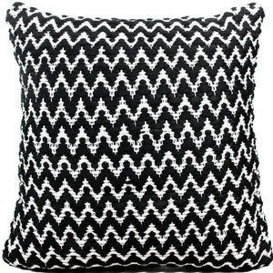 Modern Motif 07742BLI Black/Ivory Pillow