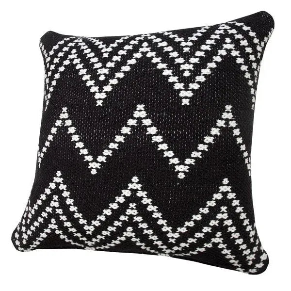 Modern Motif 07755BLK Black Pillow