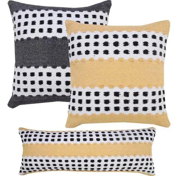 Modern Motif 07788BKP Blackened Pearl Pillow