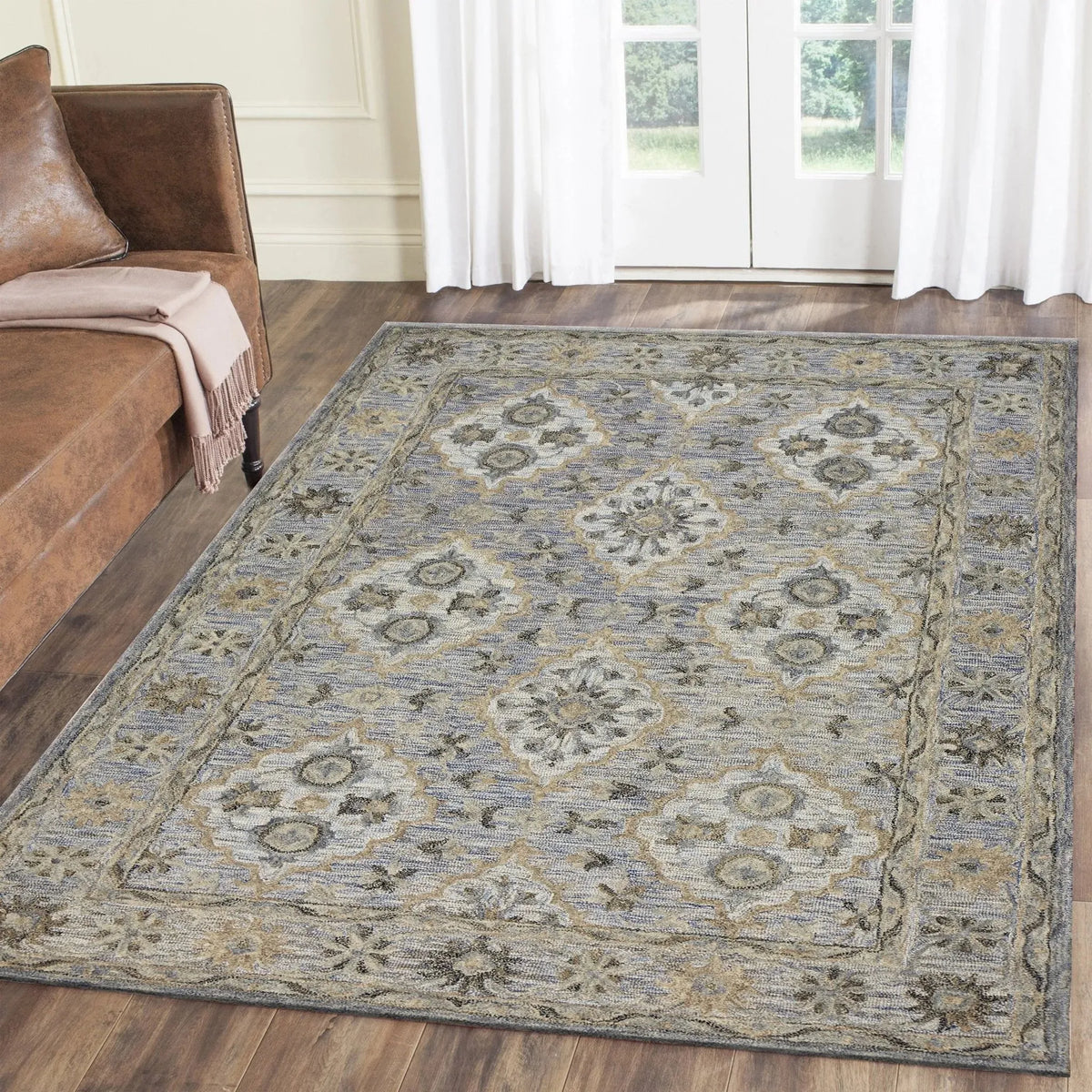 Modern Traditions LR81285 Blue Rug