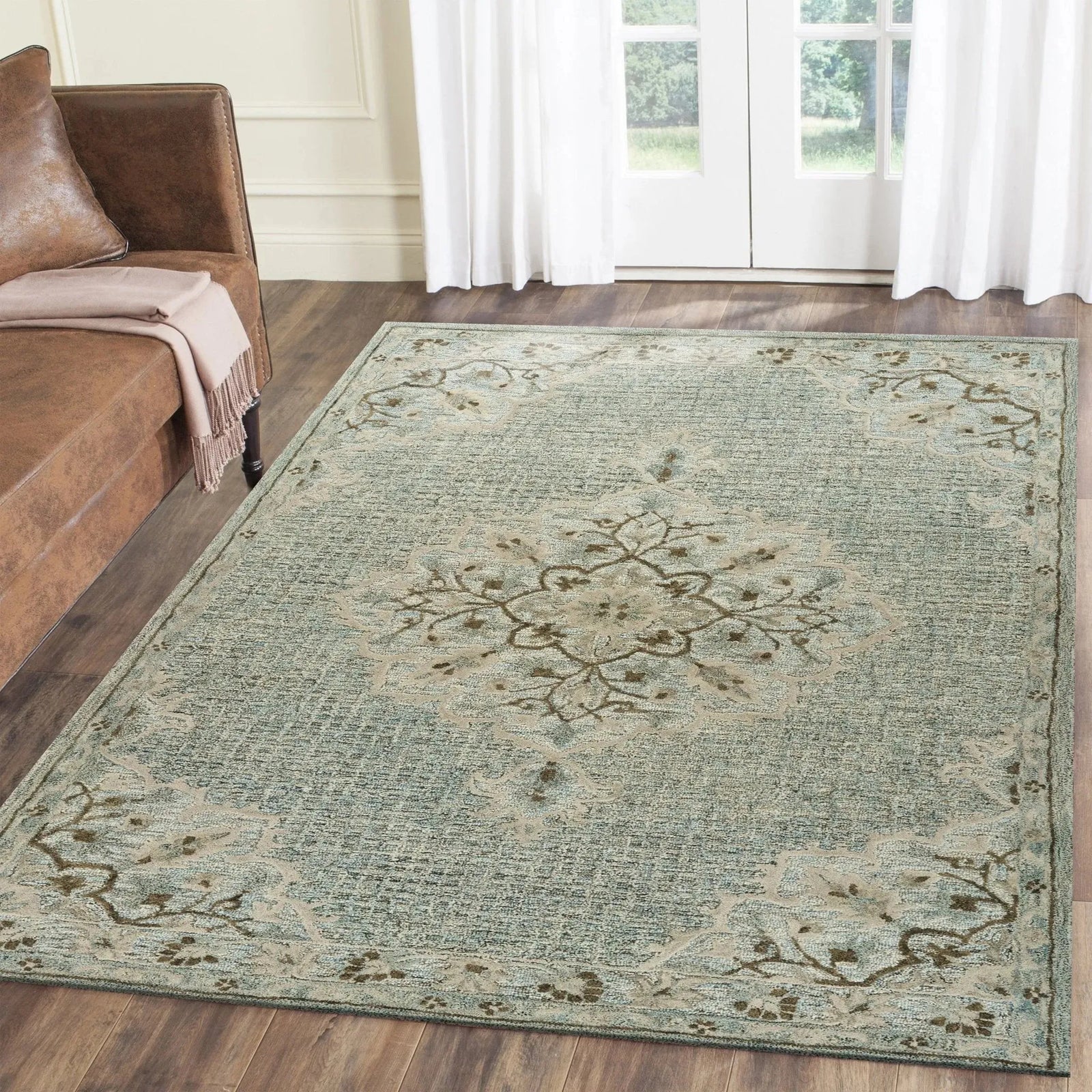 Modern Traditions LR81291 Blue Rug