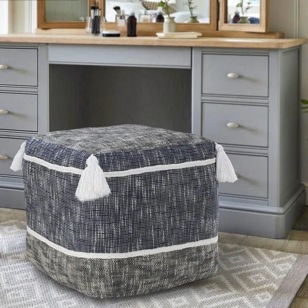 Monarch 34020NAV Navy Pouf
